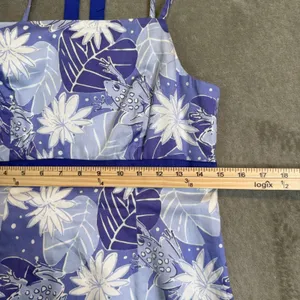 Vintage Lilly Pulitzer Prince Charming Frog Print Shift Dress Women 6 Blue thumbnail 6