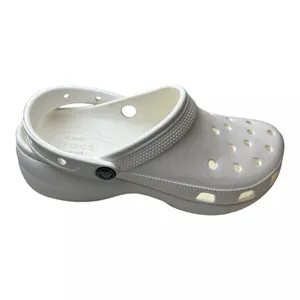 Crocs Baya Classic 10126 Unisex Cobblestone‎ Rubber Slip On Clog Sandal W11 - M9 thumbnail 2