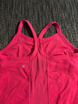 Lululemon Racerback Tank Top Pink Size 8 thumbnail 3