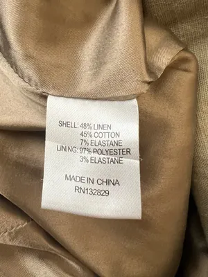Majorelle Revolve Ameera Linen Cotton Structured Bodice Jumpsuit Taupe Green thumbnail 9