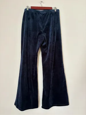 Splits59 Joy blue velour wide leg sweatpants thumbnail 3