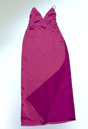 Revolve - MORE TO COME Regina Maxi Dress in Fuchsia Size S thumbnail 7