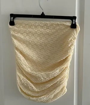 Free People Ona Ruched Convertible Mini Skirt thumbnail 1