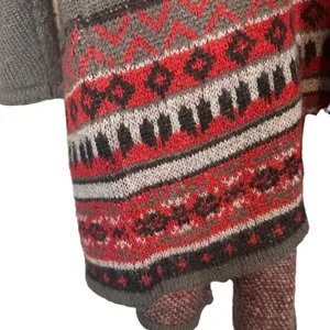 Kensie Women’s Brown Multicolor Boho Waterfall Draped Front Knit Cardigan M/L thumbnail 8