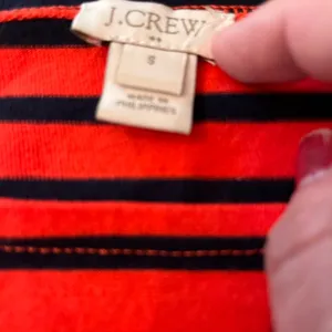 J Crew Boatneck Striped French Cuff Pull Over thumbnail 3