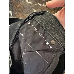 Hatch Strong Like A‎ mama jeans Size 25 Black Wash Maternity thumbnail 5