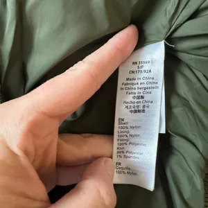 Alpha Industries MA-1 Quilted Bomber Jacket Olive Green Puffer thumbnail 7