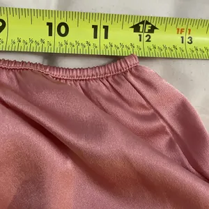 Victoria's Secret Satin Tap Shorts Light Pink Lace Trim Sleep Pajama Bottoms XS thumbnail 8