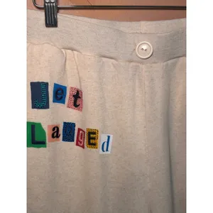 Vintage Havana Sweatpants S‎ Oatmeal Graphic Streetwear Joggers Y2K Patches thumbnail 3
