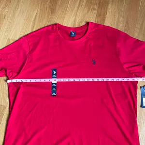 U.S. Polo Assn. Men’s Crew Neck T-Shirt Red 2XL Short Sleeve 100% Cotton NWT thumbnail 8