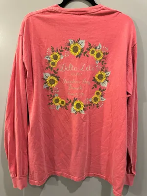 Comfort Colors Delta Zeta Founders Day Long Sleeve Tee thumbnail 2