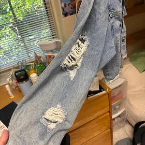 SHEIN Light Blue Denim Jacket thumbnail 4