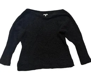 Maurices Black Boucle Boat Neck Dolman Sleeve Pullover Sweater Off Small Women's thumbnail 1