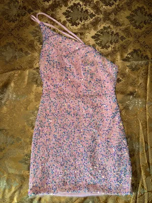 Pink Sequin Semi Dress Size 2 thumbnail 2
