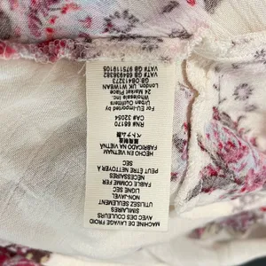 Free People Tree Swing Floral Sleeveless Tunic Mini Boho Dress S thumbnail 12