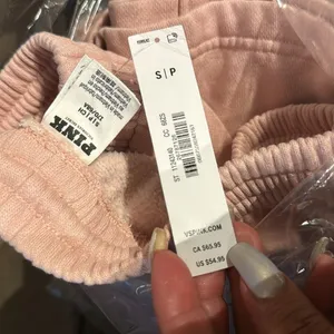 PINK new IVY FLEECE WIDE-LEG‎ SWEATPANTS thumbnail 7