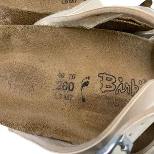 Birkenstock Birki's Sandals White three straps‎ with buckles EU 40 L9 M7 thumbnail 6