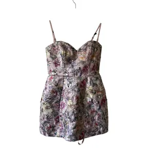 Oh Polly Galia Embellished Convertible Lace-Up Gown Dress Floral Pink size 6 New thumbnail 9