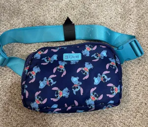 Disney Lilo & Stitch blue all-over print belt bag thumbnail 1