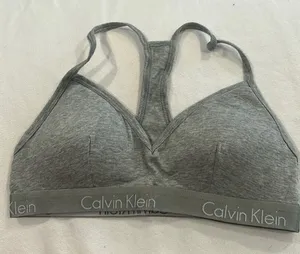 Calvin Klein Grey Bralette‎ Top thumbnail 1