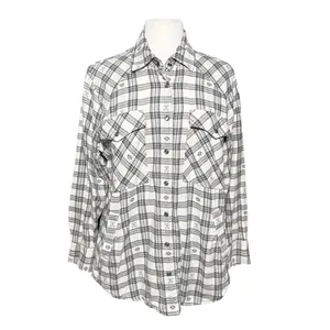 XIRENA Women’s Western Style Snap Front Plaid Flannel Shacket Top thumbnail 2