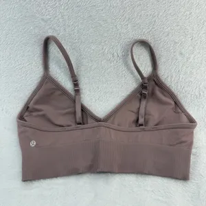 Lululemon Align Tank‎ Top Light Support Ribbed Mauve Bra Size XXS/XS thumbnail 2