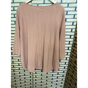Maurices Brown Waffle Knit‎ Lace Up Top Size 3X thumbnail 2