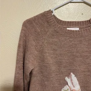 LC Lauren Conrad Brown Sweater with Llama Motif thumbnail 7
