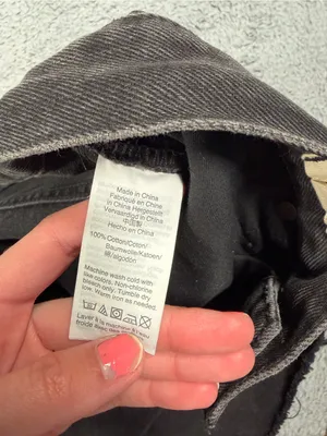 Madewell Black rigid denim a-line Button-Front Jean Mini Skirt 30 thumbnail 7