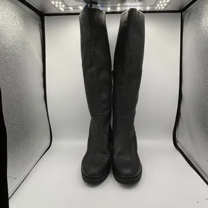 Zodiac Womens IGGY Faux Leather Knee-High Tall Wedge Boots‎ Shoes Sz 7.5 thumbnail 2