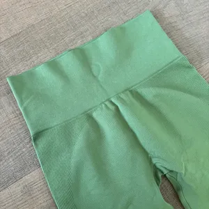 set active green full length high waisted workout yoga leggings thumbnail 2