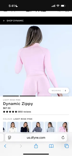 DFYNE Dynamic Zippy Light Rose Pink thumbnail 3