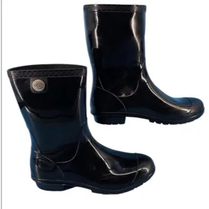 UGG Women's Sienna Black Waterproof Boots Size 8 thumbnail 2