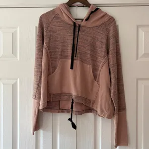 FP Movement San Jose Mauve Space‎ Dye Half Zip Hooded Sweatshirt Large EUC thumbnail 3