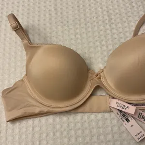 NEW! $50 VICTORIA’S SECRET 32A Lightly Lined Demi Bra BEIGE Padded Underwire thumbnail 5