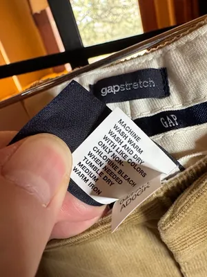 NWT GAP GapStretch Corduroy Pants Size 2R Tan Low Rise Straight Modern Fit thumbnail 6