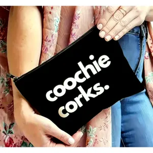 Canvas Chic Tampon Makeup Drug Receipts Storage Bag thumbnail 4