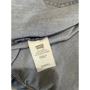 Levi's Type 1 Iconic Jacket Women’s Large Tab Crop Fitted Denim Jean Western XS thumbnail 6
