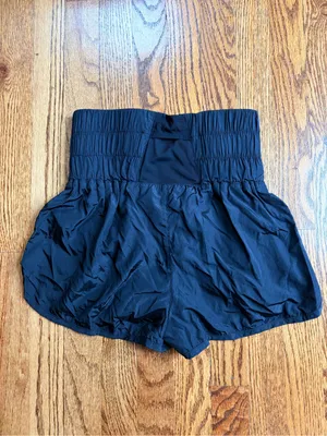 FP Movement The Way Home Run Shorts Black High Rise – Size Small thumbnail 4