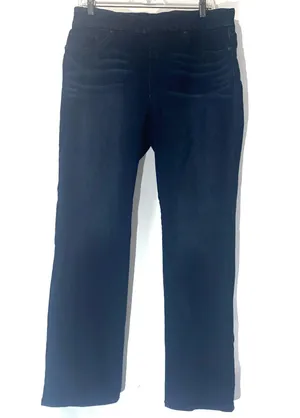 Chico’s Pull On Straight Jeans Women’s 12 thumbnail 1