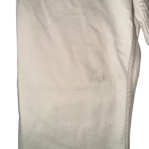 Abercrombie & Fitch Curve‎ Love Ankle Straight Jeans Womens 28 Short Cream NWT thumbnail 2