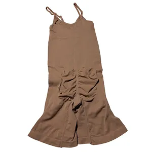 Comfort by Real Seamless Shaping Bodysuit Shorts Beige Large thumbnail 5