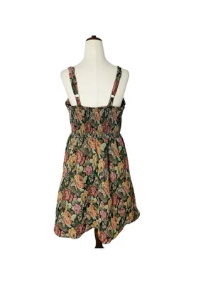 SHEIN Floral Tapestry Fit & Flare Dress thumbnail 6