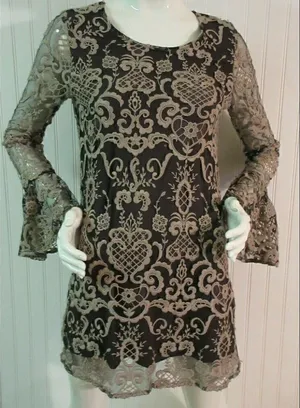 Lenni the label Saga dress lace overlay size S / 4 thumbnail 1