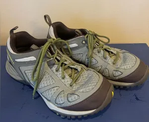 Merrell Siren‎ Sport Q2 Sneakers Womens 10 Gray Leather Hiking Shoes Dusty Olive thumbnail 1