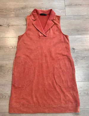 Doe & Rae Women's Sleeveless Collar Jersey Mini Dress Size Small‎ S thumbnail 1