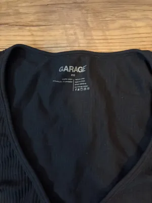 long sleeve black garage shirt thumbnail 4