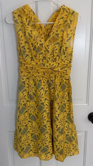 Anthropologie Plenty Tracy Reese Niki Garden Trellis Lace Dress 2 thumbnail 1