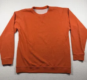 Lululemon Textured Crewneck Sweatshirt Women’s XL Orange Pullover thumbnail 1