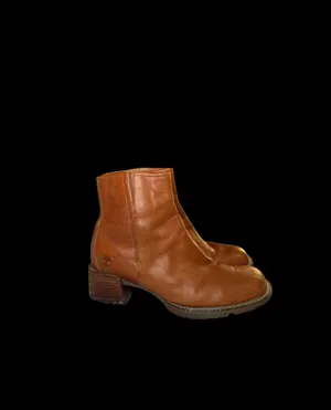 Timberland Block Heeled Leather Booties 9.5 thumbnail 2